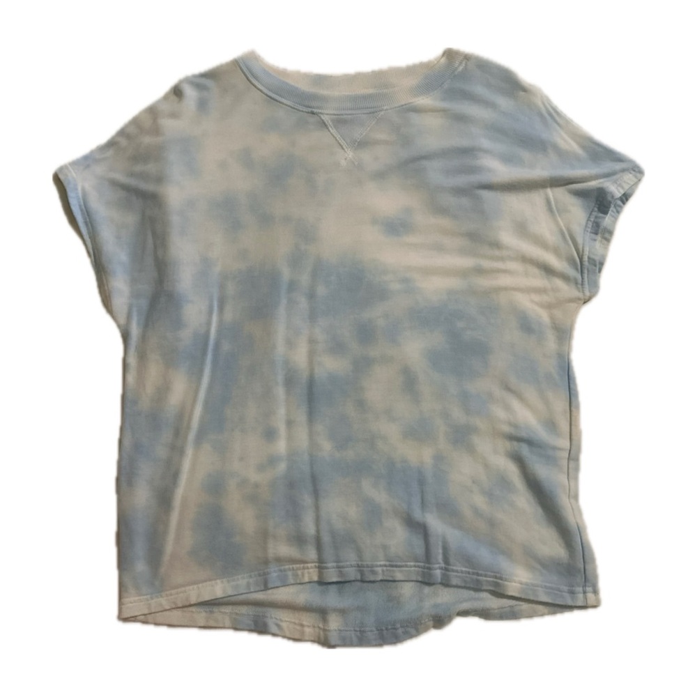 JoyLab Light Blue Tie-Dye Soft Cap Sleeve
